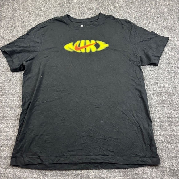 Nike Other - NIKE Men’s Black Yellow/Orange Graphic Logo T-Shirt size: XL